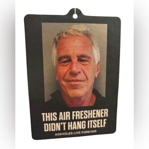 New! Jeffery Epstein Mugshot This Air Freshener Didn’t Hang Itself Air Freshener